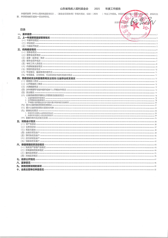 山东省残疾人福利基金会2025年度工作报告_01.png